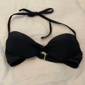 Black bikini top